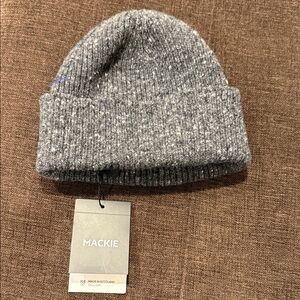 Makie Charcoal Knit Beanie